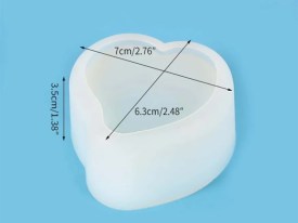 Molde silicona cuenco CORAZON